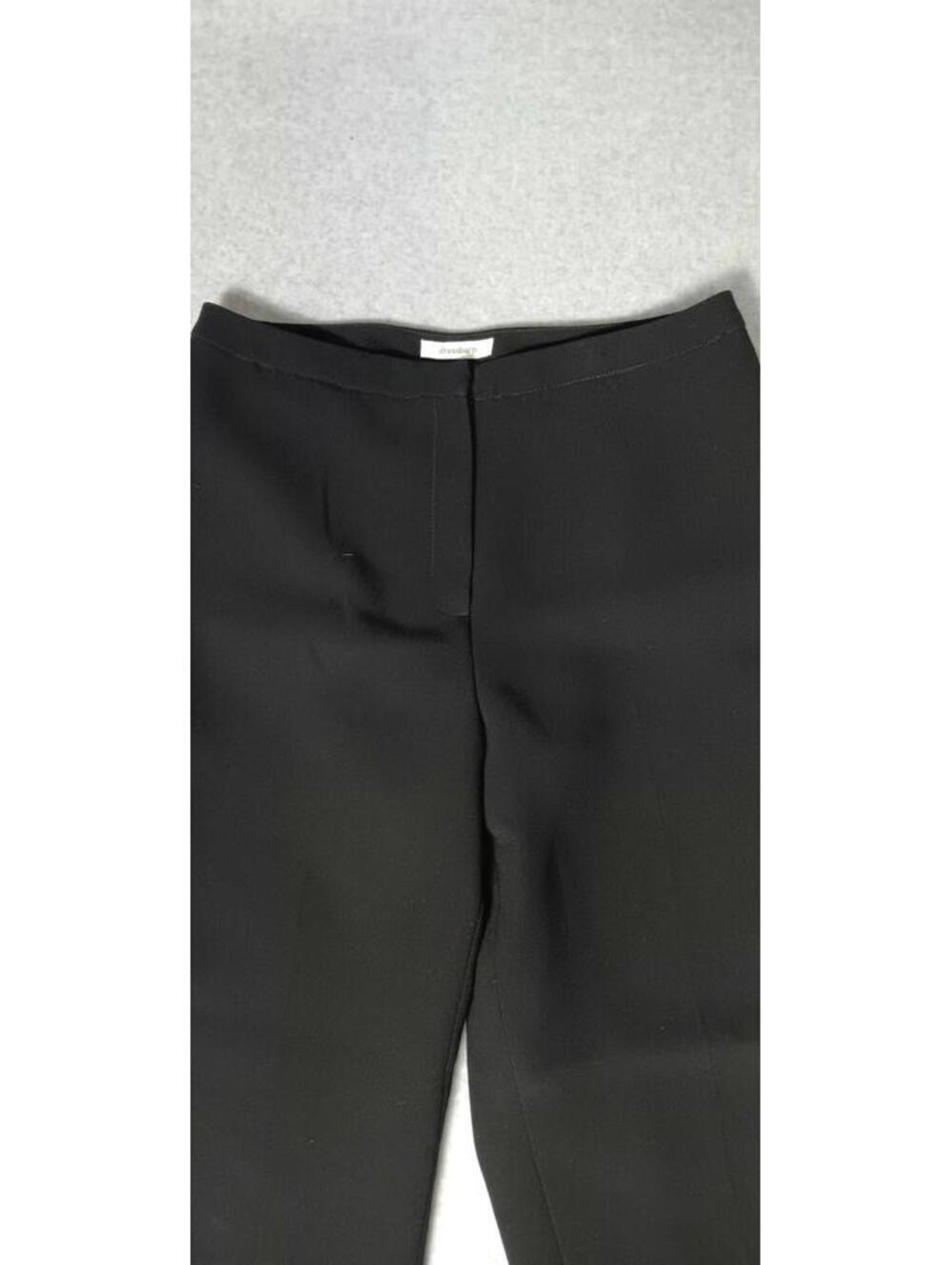 Dressbarn Slacks Dress Pants Womens Size 4 Black Business Casual Formal Zip Up - Picture 9 of 11